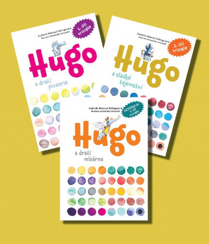 Výhodný balíček – knihy o dráčku Hugovi 1, 2, 3 díl -30%